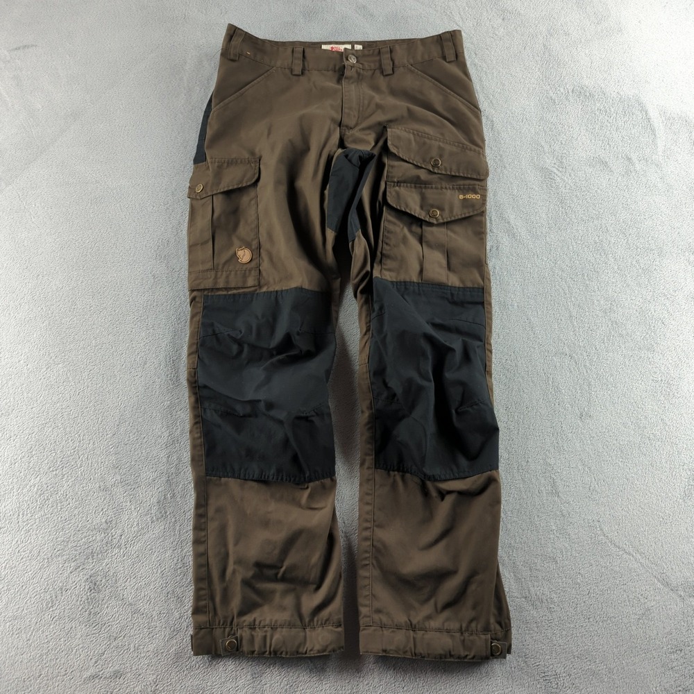 Fjallraven Vidda Pro Pants G-1000 32 Regular Dark Olive Ventilated Cargo Trekk
